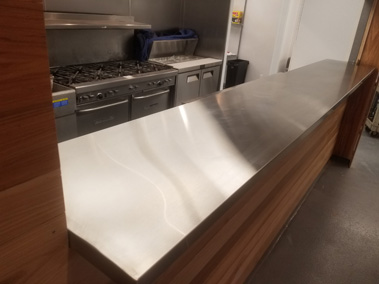Custom Stainless Steel Counter Top