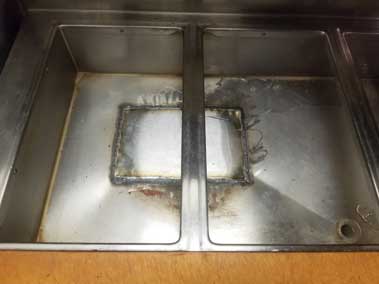 Steam Table Leak Repair